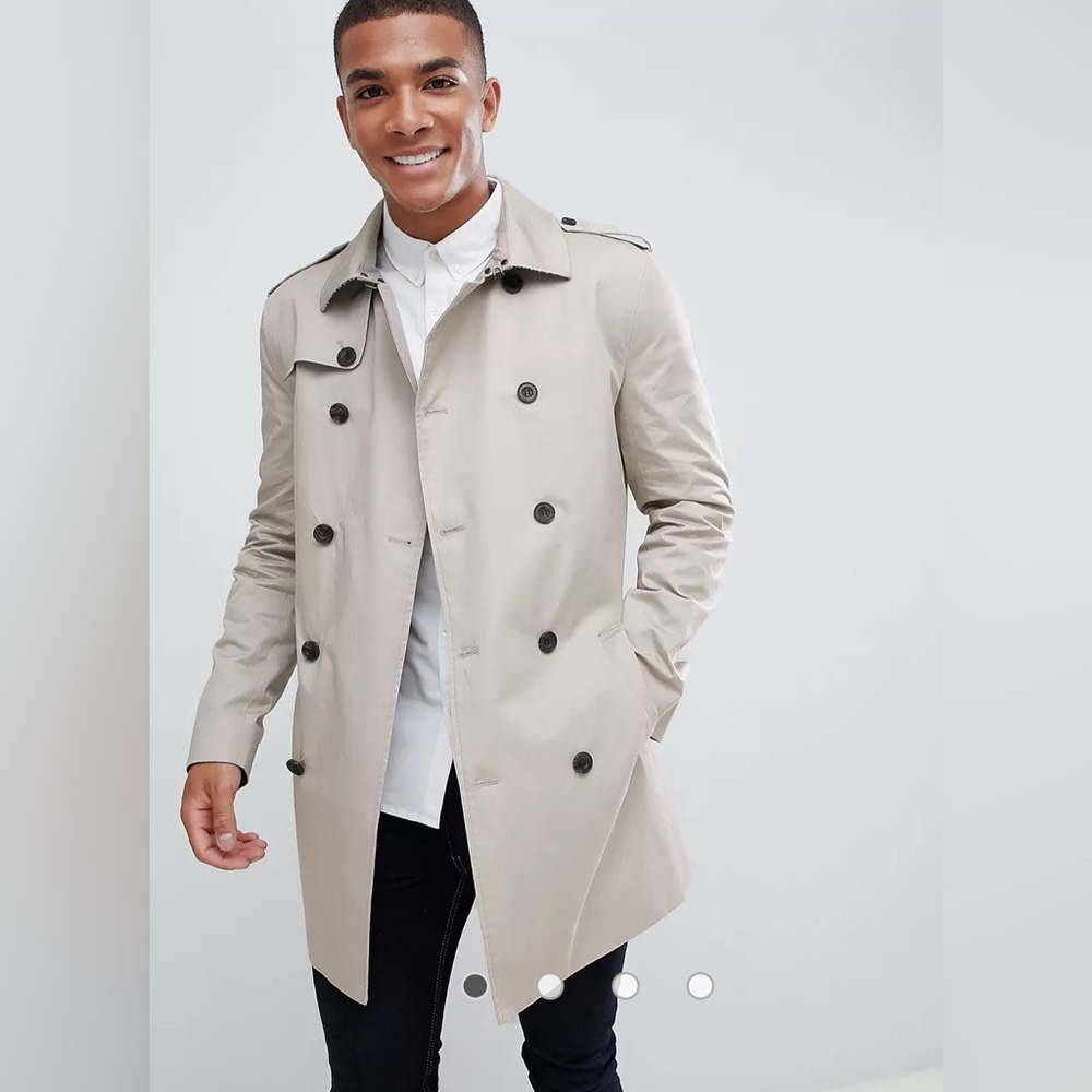 XL trench coat rain resistant